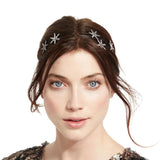 Rhinestone Star Tiara Headband Crystal Bridal Crown Hair Accessories Gift