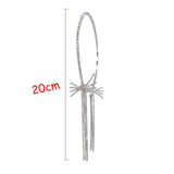 Tassel Rhinestone Hairbands Women Hair Hoop Bands Headband Bezel