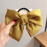 Women Big Bow Ponytail Holder Hair Ties