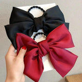 Women Big Bow Ponytail Holder Hair Ties