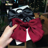 Women Big Bow Ponytail Holder Hair Ties