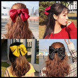 Women Big Bow Ponytail Holder Hair Ties