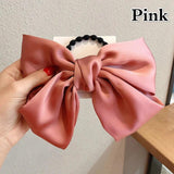 Women Big Bow Ponytail Holder Hair Ties
