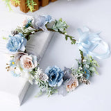 Floral Crown Headband Women Hair Accessories Wedding Headdress