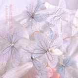Butterfly Crystal Wedding Hair Accessories Headband Hair Decoration for Bride