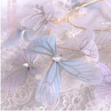 Butterfly Crystal Wedding Hair Accessories Headband Hair Decoration for Bride