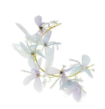 Butterfly Crystal Wedding Hair Accessories Headband Hair Decoration for Bride