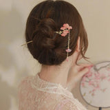 Ginkgo Leaf Tassel Hairpin High Sense Ball Head Pan Hairpin