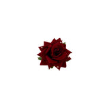 Dark Red Rose Hair Clip Retro High Sense Back Head Shark Clip Hair Accessories