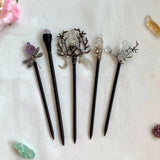 Amethyst Bridal Hair Comb, Crystal Hair Ornament, BOHO Wedding