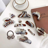 Retro Geometric Hair Clip Claw for Women
