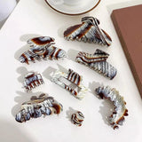 Retro Geometric Hair Clip Claw for Women