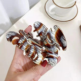 Retro Geometric Hair Clip Claw for Women