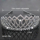 Tiara Crown Wedding Hair Accessories Princess Bridal Rhinestone Tiara Gift
