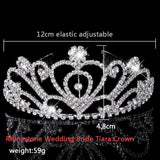 Tiara Crown Wedding Hair Accessories Princess Bridal Rhinestone Tiara Gift