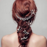 5Pcs Women Wedding Hair Accessories Pearl Headpiece Hair Pin