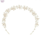 Bride Headbands Rhinestone Pearl Hair Jewelry Wedding Accessories