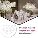 Clear Ring Display Stand Storage Rack Fine Workmanship