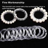 Clear Ring Display Stand Storage Rack Fine Workmanship
