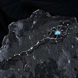Dark Spider Moonstone Hairpin for Women Creative Temperament Girls Tiara Wedding