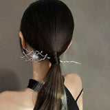 Dark Spider Moonstone Hairpin for Women Creative Temperament Girls Tiara Wedding