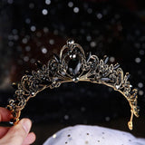 Vintage Baroque Wedding Tiara Crown Hair Accessory