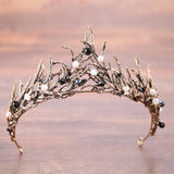 Vintage Baroque Wedding Tiara Crown Hair Accessory