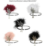 Feather Tassel Hair Hoop Party Headpiece