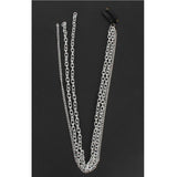 European American Wig Extension Silver Plated Headdress Chain