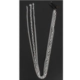 European American Wig Extension Silver Plated Headdress Chain