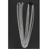 European American Wig Extension Silver Plated Headdress Chain