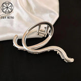 Vintage Geometric Hair Claw Clips for Women