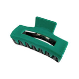Vintage Green Geometric Acetate Hair Clips Claw for Women Hairpin