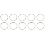 100Pcs Hair Coil Dreadlocks Beads Cuffs Braiding Clips