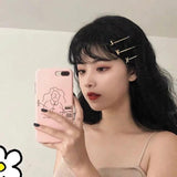 Minimalist Letter Hairpin Wild Metal One-word Clip Female Headgear