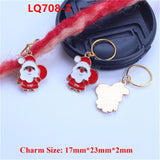 3pcs Christmas Hair Rings for Braids Deer Santa Hair Accessories