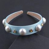Rhinestone Pearl Shell Headband for Women