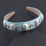 Rhinestone Pearl Shell Headband for Women