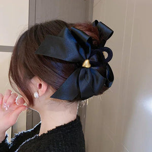 Fabric Hairpin Back Of The Head Plate Shark Clip Hair Accessories