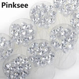 20pcs Bridal Wedding Hair Jewelry Single Clear Crystal Hair Pins Clips