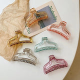 Pearl Hairpin Retro Square Hair Clips for Women