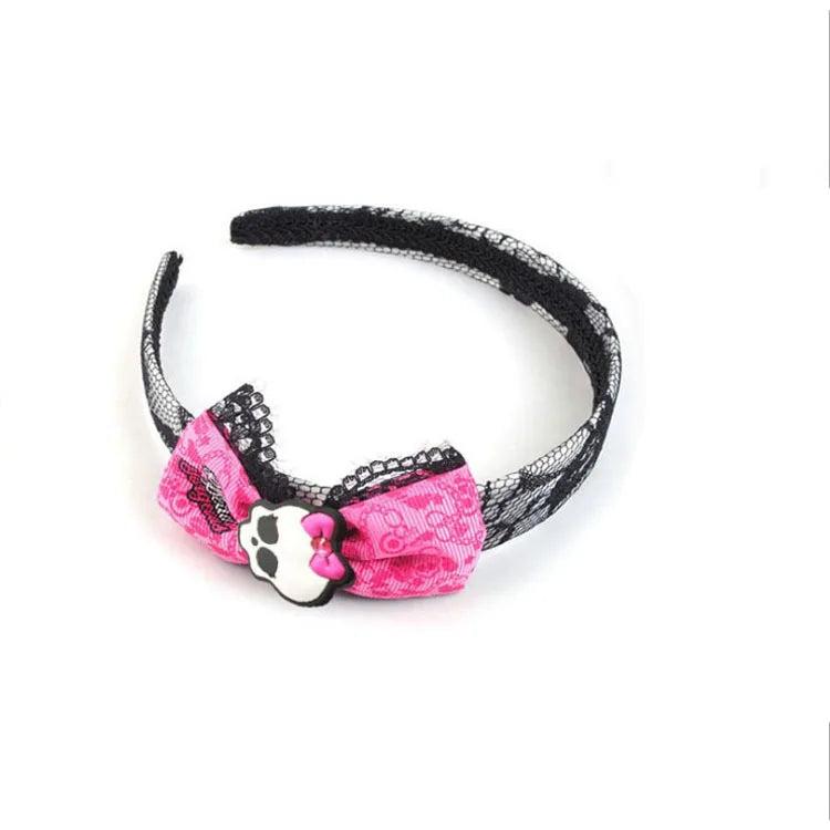 Lace Skull Bowknot Hair Band Punk Harajuku Hair Accessories