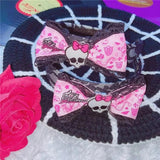 Lace Skull Bowknot Hair Band Punk Harajuku Hair Accessories