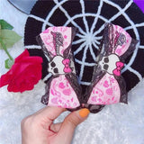 Lace Skull Bowknot Hair Band Punk Harajuku Hair Accessories