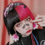 Lace Skull Bowknot Hair Band Punk Harajuku Hair Accessories