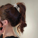 Rhinestone Hair Claw Girl Ponytail Clip Hairpin Advanced Sense Hair accessories