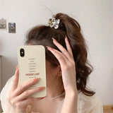 Rhinestone Hair Claw Girl Ponytail Clip Hairpin Advanced Sense Hair accessories