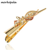 Vintage Flower Hair Clip Enamel Hairpin Banquet Hair Claw