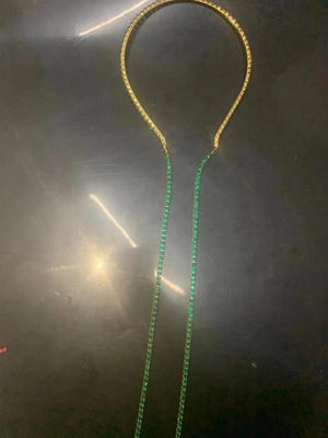 Colorful Rhinestone Hair Chain Headband Bling Crystal Tassel Hair Hoop