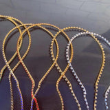 Colorful Rhinestone Hair Chain Headband Bling Crystal Tassel Hair Hoop